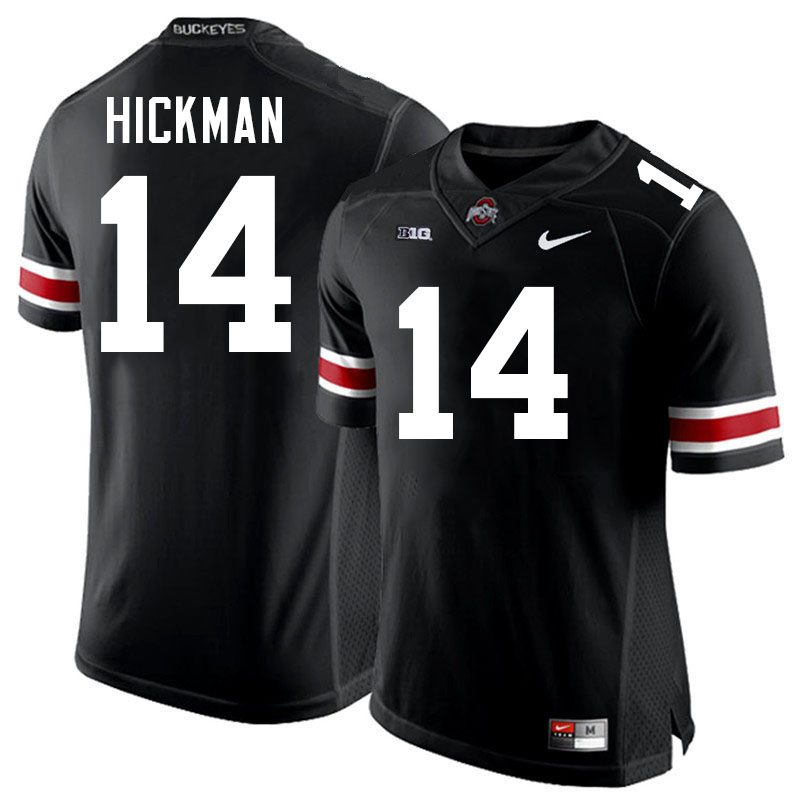 Ronnie Hickman Ohio State Buckeyes Jersey College Football Uniforms-Black